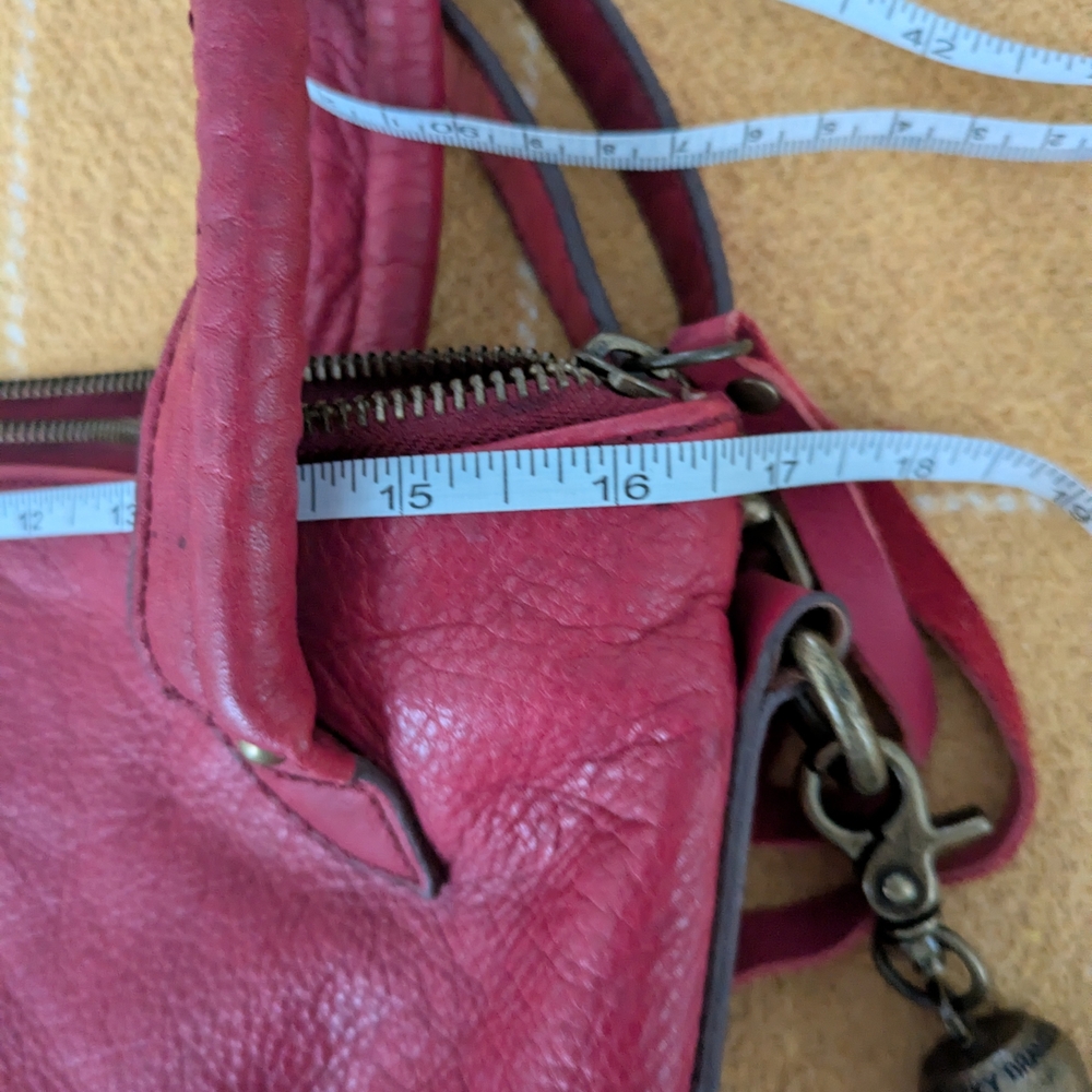 Lucky Brand Pebbled Crossbody Bag in Red - Picture 4 of 7